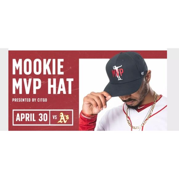 NWT Boston Red Sox Mookie MVP Hat Mookie Betts MLB Cap Fenway Park - Picture 2 of 3